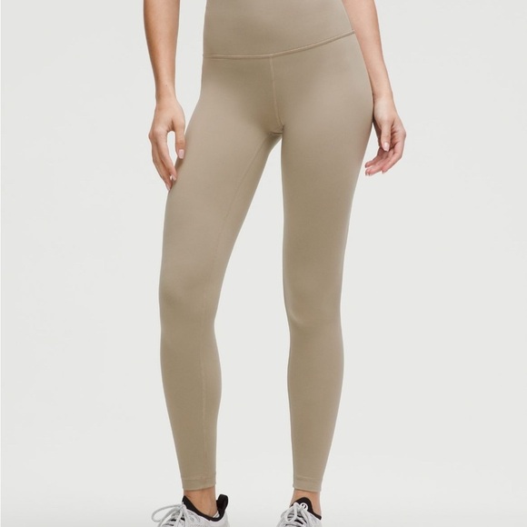 Lululemon HR Wunder Train Leggings NWT Sheer Oak Tan Sz 6 - Picture 1 of 8